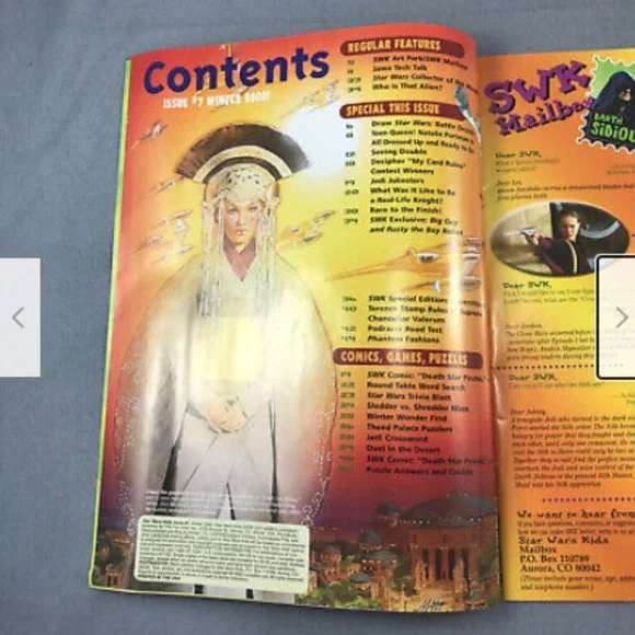 Star Wars Kids Magazine Winter 2000 Issue 7 Sebulba Podracer - Picture 4 of 5